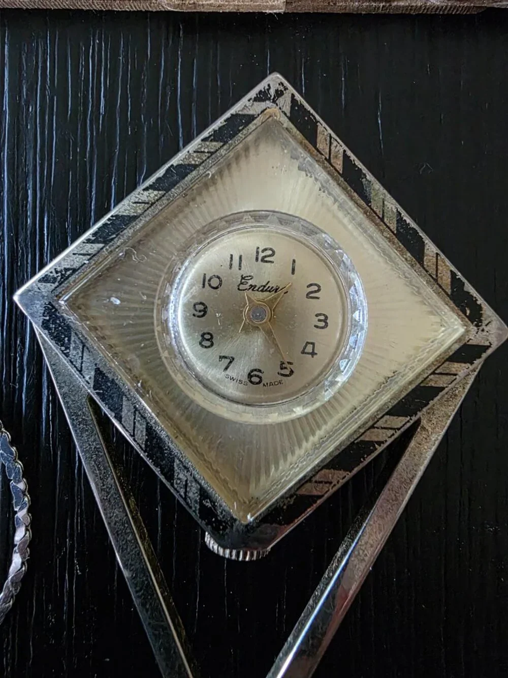 Beautiful Endure 30in  chain necklace watch